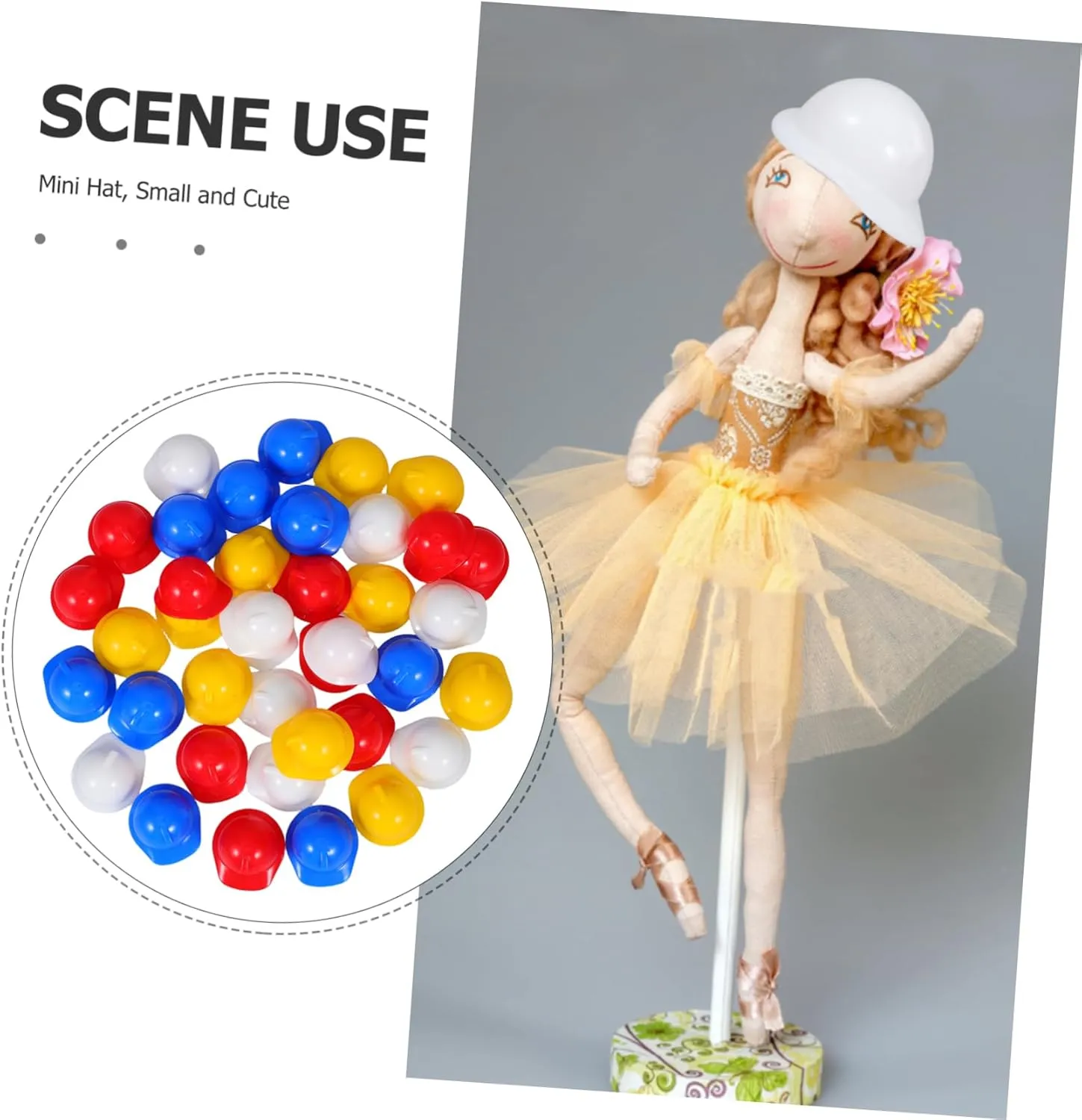Pets Cake Toppers hyksos demolition already lengthen democratic illness Lightweight Hard Hats for Various Occasions Gadpiparty 120pcs Colorful Doll Helmet Safety Hats for 