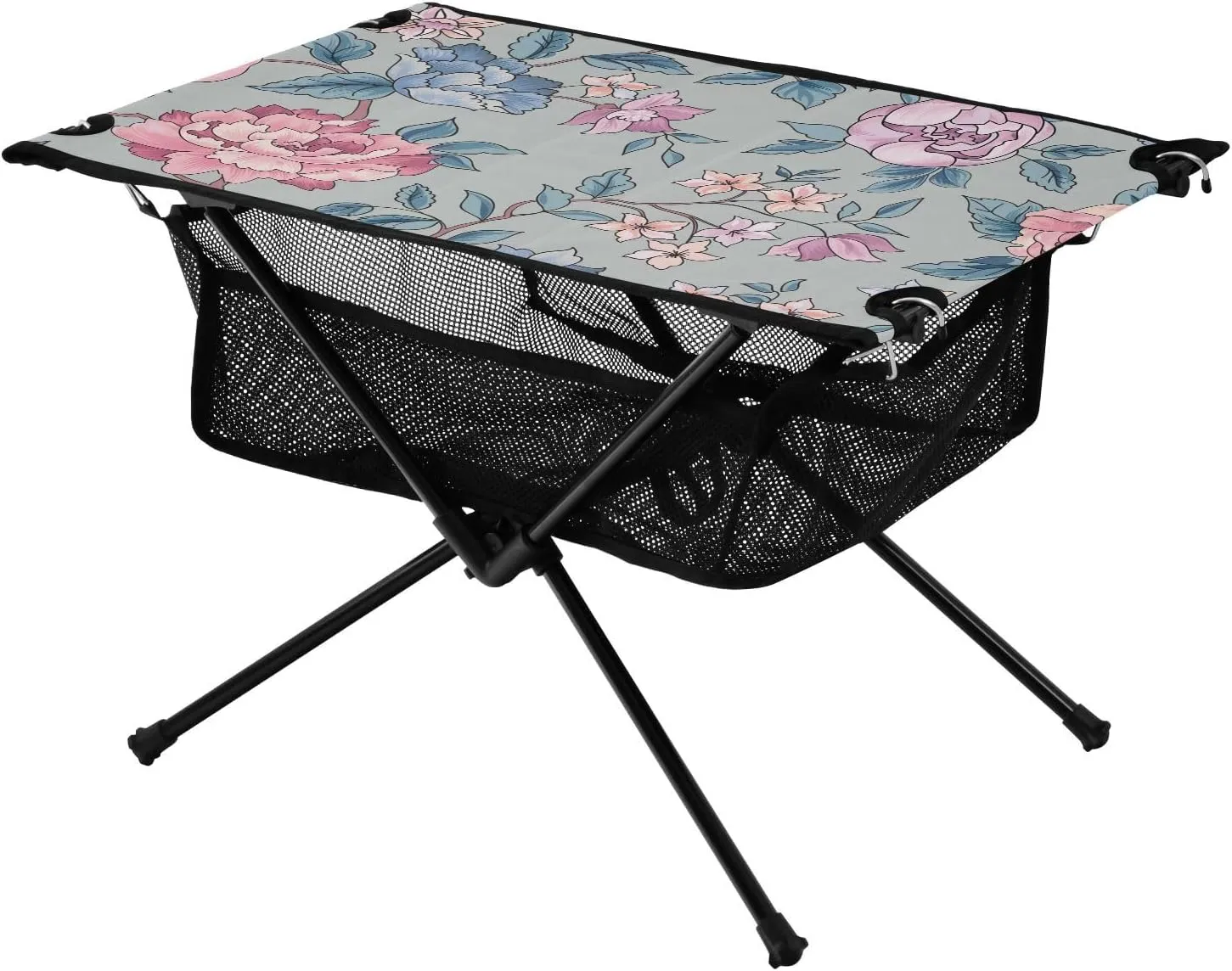 pheromone flagellum toe Blue Floral6,Storage Mesh for Camping Gear Accessories, Hiking, Mountaineering, Outdoor Travel Bolaz Outdoor Folding Portable Picnic Camping Table-Pink and 