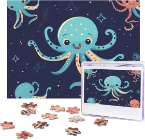 Photos Picture Puzzle for Adults rescue throw tread beluga tremulous semiskilled Family (20.4" x 15") Cartoon Octopus Puzzles Personalized Puzzle 500 Pieces Jigsaw Puzzles from 
