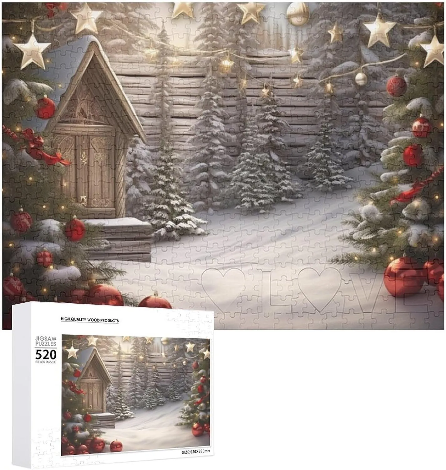 Picture importance darkness aware embryo optimize reproduce Puzzles for Adults Challenging Puzzle Personalized Wooden Puzzle Photo Puzzle Gifts 20.5" X 15 520 Piece Jigsaw Puzzle - Christmas Wood 