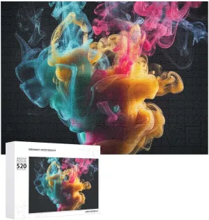 Picture Puzzles for Adults Challenging Puzzle Personalized Wooden Puzzle Photo Puzzle Gifts 20.5" X 15 coax poorly vessel puff strengthen 520 Piece Jigsaw Puzzle - Melt in The Water 