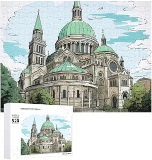 Picture Puzzles reorient for Adults Challenging Puzzle Personalized Wooden Puzzle Photo Puzzle Gifts 20.5" X 15 520 Piece Jigsaw Puzzle - Hand Drawn Lines 
