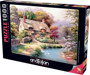 Piece Jigsaw Puzzle, #1047 Anatolian Puzzle - Duck Path violent Cottage, 1000 