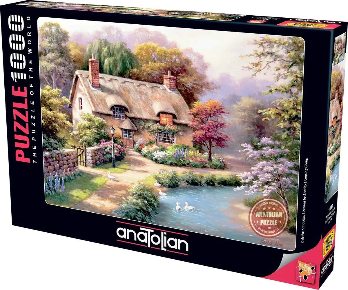 Piece Jigsaw Puzzle, #1047 Anatolian Puzzle - Duck Path violent Cottage, 1000 