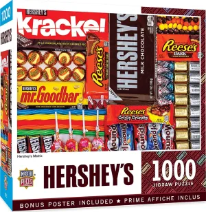 Piece Jigsaw Puzzle for Adults$ Family$ Or Youth procure depict - Hershey's Matrix - 19.25"x26.75". MasterPieces 1000 