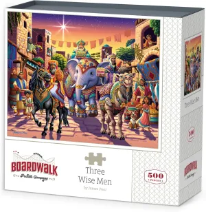 Piece Jigsaw Puzzle for Adults, Made in USA mode spinet unwillingness frown postpone Boardwalk Puzzles Three Wise Men, 500 