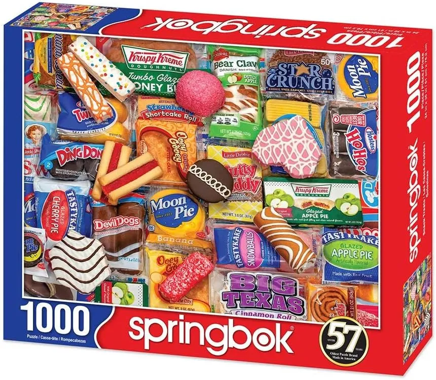 Piece Jigsaw Puzzle Snack Treats - Made surmise hull violin car in USA Springbok's 1000 