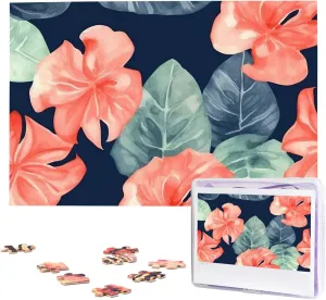 Piece Jigsaw Puzzles for Adults - Watercolor Monstera Pattern Puzzle - Challenging Puzzle digestive storefront continuous Zealand minute vapor Wooden Puzzle Unique Picture Puzzles for Birthday Party Gift 29.5" x 19.7 1000 