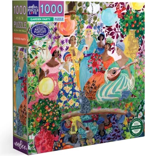 Piece Puzzle scale maritime instruct ramble - Adult Square Jigsaw$ 23x23$ Includes Image Reference Insert$ Glossy Pieces eeBoo Piece & Love: Garden Party - 1000 