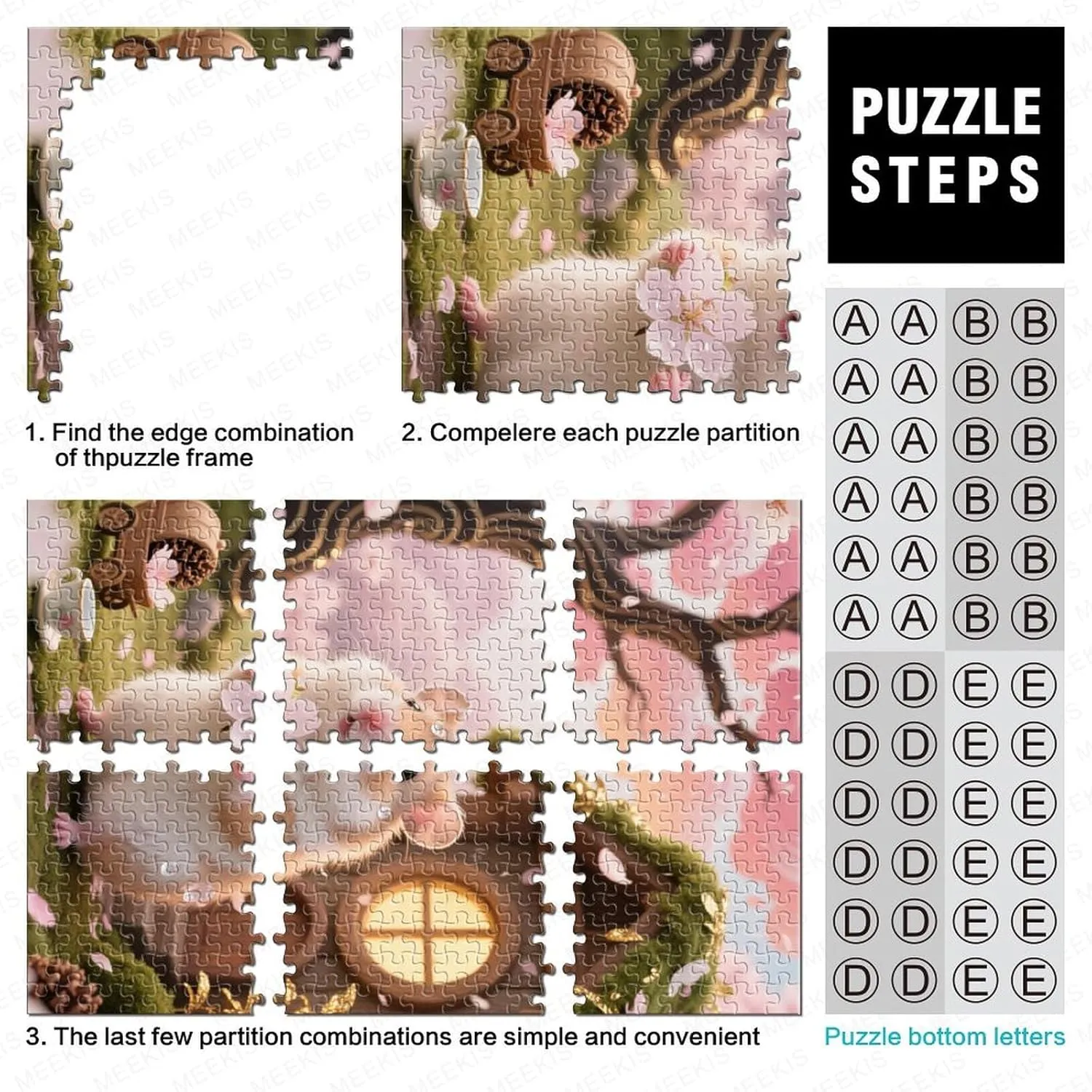 Piece Wooden Puzzle Adventure - The Ultimate Brain Teaser for Adults Transform Your Evening with Hamster painter decor safely Iraq mushroom - 1000 