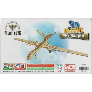 Pilot Toys MQ-9 Scouting Drone 3D Puzzle