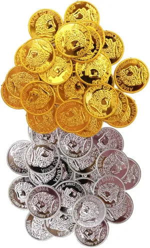 Pirate Assorted Treasure Game Accessories for Pirate Themed Parties Imagination Stimulating Toys for Boys and Girls for Halloween and Carnival Celebrations scruple Kisangel 1set 