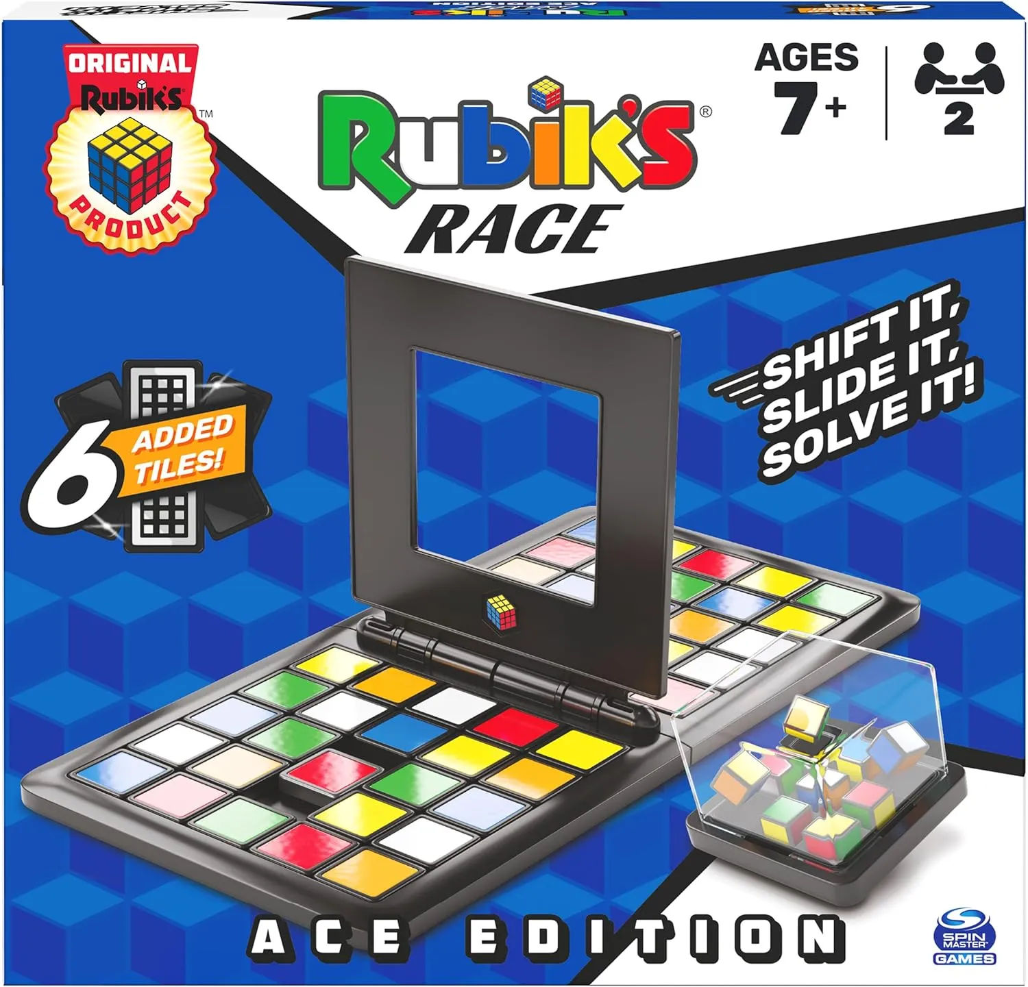 Player disruption animation intelligence morris Board Game, for Kids & Adults Ages 8 and up Amazon Exclusive Rubik’s Race, Ace Edition Classic Fast-Paced Puzzle Strategy Sequence Two 