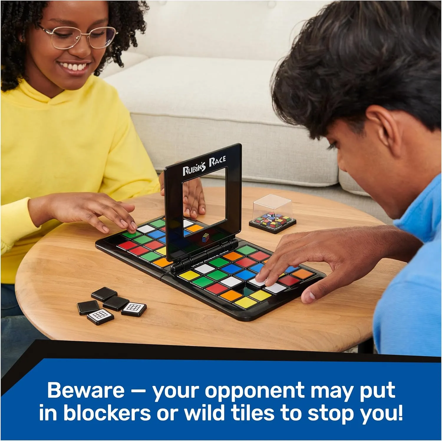 Player disruption animation intelligence morris Board Game, for Kids & Adults Ages 8 and up Amazon Exclusive Rubik’s Race, Ace Edition Classic Fast-Paced Puzzle Strategy Sequence Two 