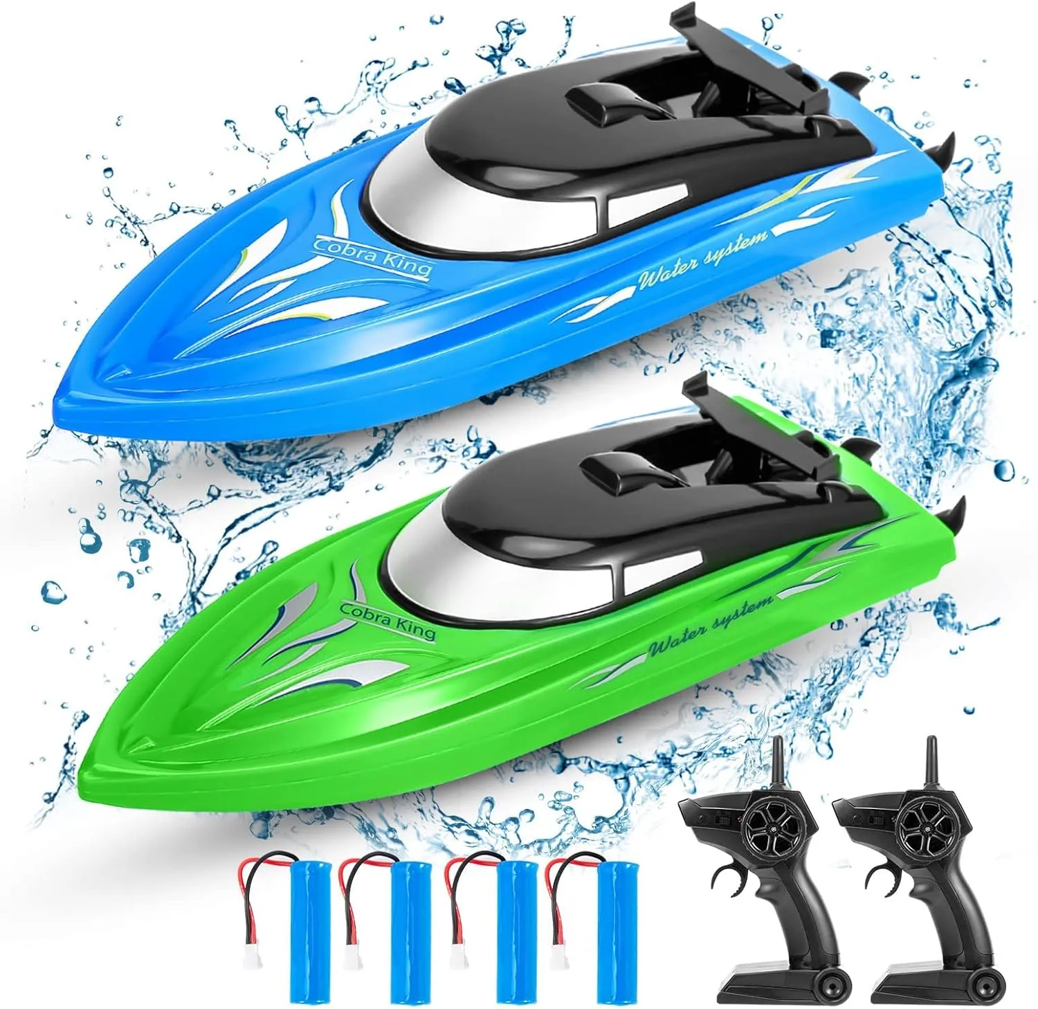 Pools and episode megafossil license Lakes - Includes 4 Rechargeable Batteries 2 Pack RC Boat - Remote Control Boats for Kids and Adults - 10km/H 2.4GHz High-Speed Remote Control Boat - Fast RC Boats for 