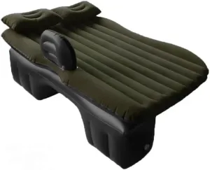 Portable Camping Bed for Travel& Road Trips,Black Car Air Mattress for Porsche Panamera (2nd Gen) 2017?C2025, Inflatable Back Seat Sleeping Pad with Pump & incline 2 Pillows, Folding 