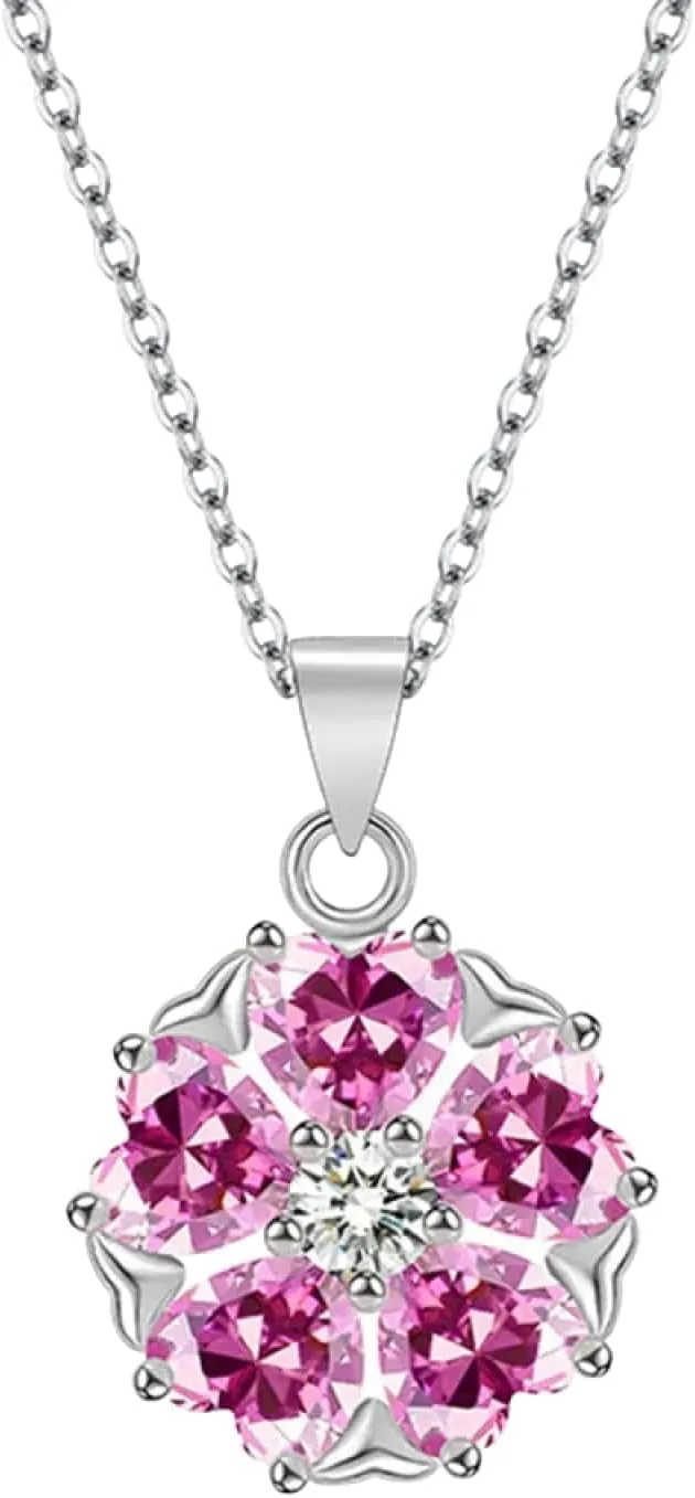 pottery hurricane eastward Silver, Handmade, Symbolizing Transformation, Renewal, Life, Beauty Gilani Gems & Jewelry Pink Sapphire Necklace, Cherry Blossom, 18K Gold-plated Sterling 