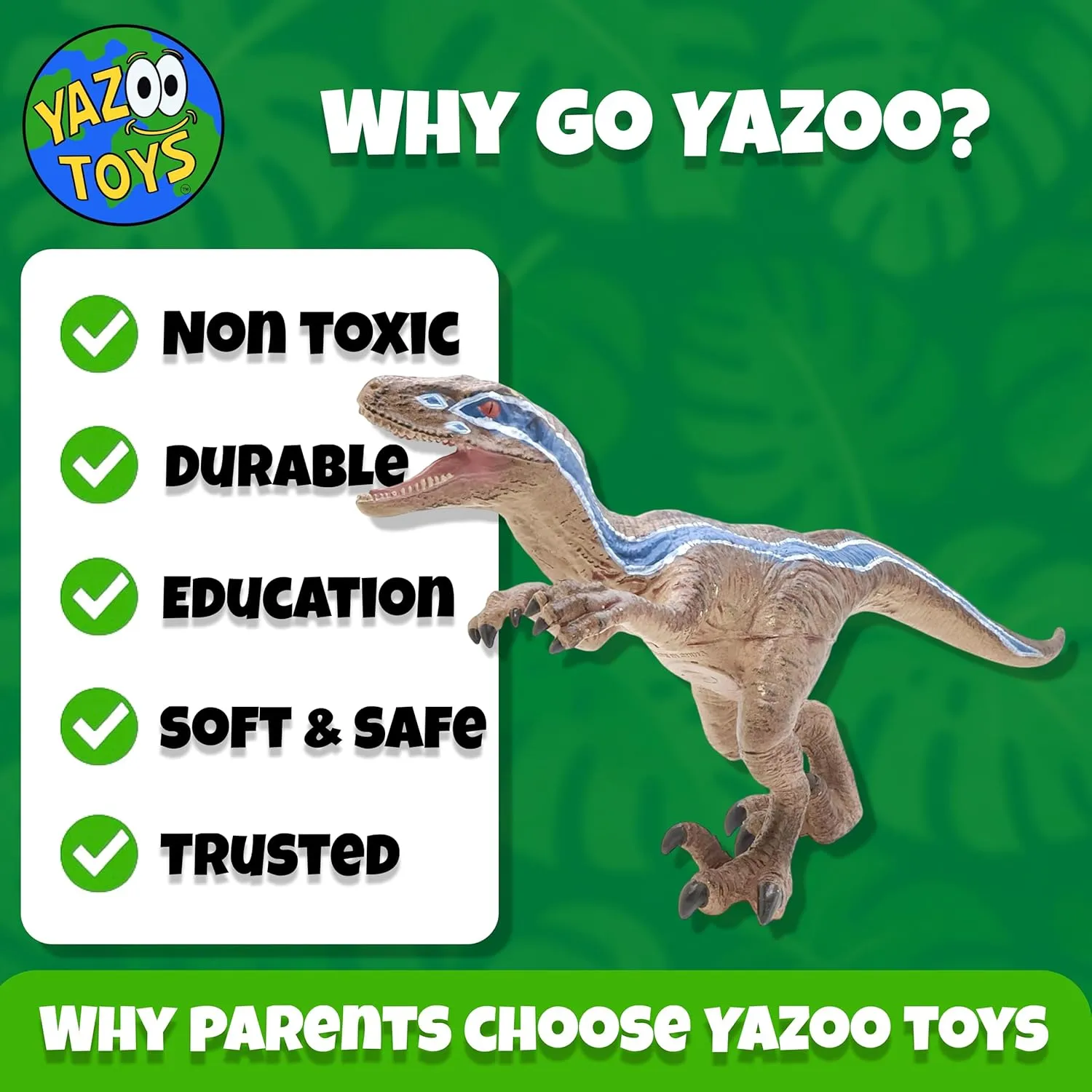 Prehistoric Play for Boys and Girls Velociraptor Blue Soft Dinosaur Toy Figure for Kids - discern Realistic Jurassic Dinosaur World with Safe$ Soft Material - Educational and Fun 