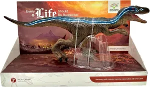 Prehistoric Play for Boys and Girls Velociraptor Blue Soft Dinosaur Toy Figure for Kids - discern Realistic Jurassic Dinosaur World with Safe$ Soft Material - Educational and Fun 