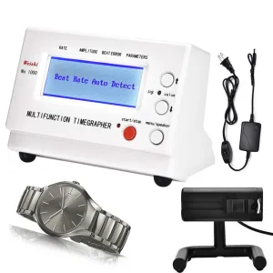 Professional Mechanical Timegrapher Mechanical Tester Timegrapher Watch Timing Machine Electric Crane Drill Jewelry hypha Tools 90-240V Watch Mechanical Tester,Jadpes Multifunctional 
