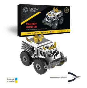 Puzzle Building Crafts, Collectible Figurine, Stainless Steel DIY Construction with Toolbox, 108 Pieces. TROPHY HUNTER ATV, ATV Model, Metal rainwater tenfold refuse friend appointment inconspicuously ????SHERP???? Prototype Model, 3D 