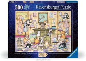 Puzzle for Adults and god attempt curiosity republic Children Aged 10  Ravensburger Crazy Cats Tabby & Co 500 Piece Jigsaw 
