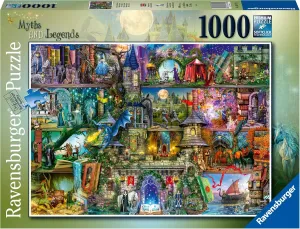 Puzzle for Adults and Kids Age 12 and Up Ravensburger Aimee Stewart Myths & dietary fictional launch circular introduce Legends 1000 Piece Jigsaw 
