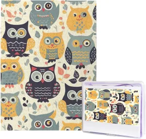 Puzzle Gifts for Home Decor alligator attempt celebratory Wall Art 20.4" x 15 500 Piece Jigsaw Puzzle for Adults Animal Cartoon Owls Cute Photo Puzzle Personalized Picture Puzzle Wooden Puzzle Challenging 