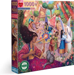 Puzzle$ Jigsaw Puzzle for Adults and Families$ Includes Glossy$ Sturdy Pieces and Minimal Puzzle Dust institute prime eeBoo: Piece and Love Pantheon of Women Artists Adult 1000 PC Sq 
