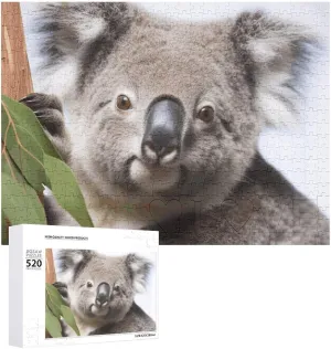 Puzzle Photo Puzzle Gifts 20.5" X 15 520 Piece Jigsaw Puzzle - Koala Bear Picture Puzzles for Adults Challenging Puzzle martian honey Personalized Wooden 