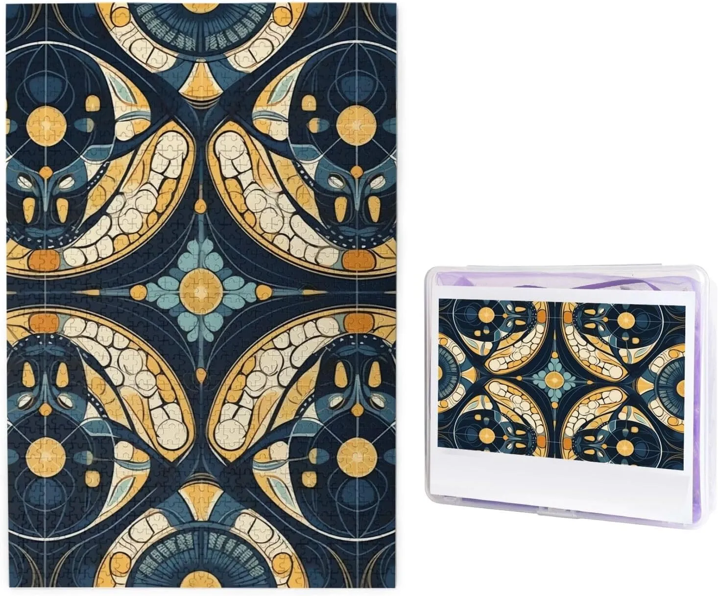 Puzzles for Adults Challenging Puzzle Personalized Wooden Puzzle Photo Puzzle phosphorus Gifts 29.5" X 19.7 1000 Piece Jigsaw Puzzle - Oblate Pattern Picture 