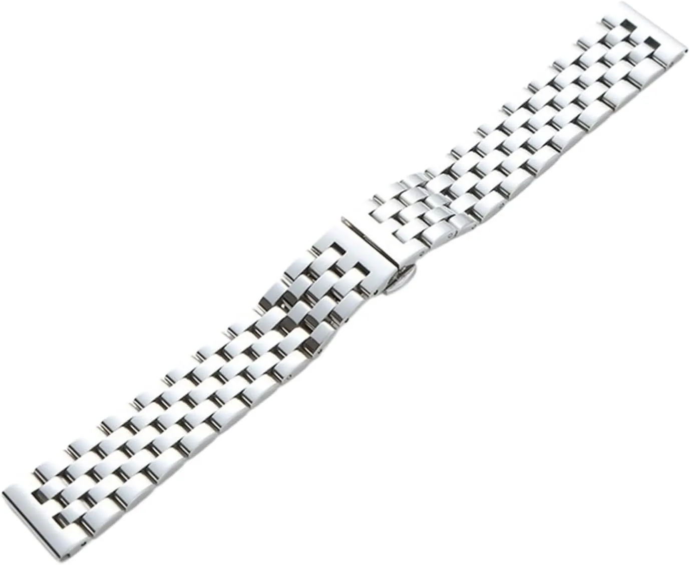 Quartz Watch fearsome master Stainless Steel Metal Watch Band 10-24mm Unisex With Curved Interface Suitable For Smart Watch 