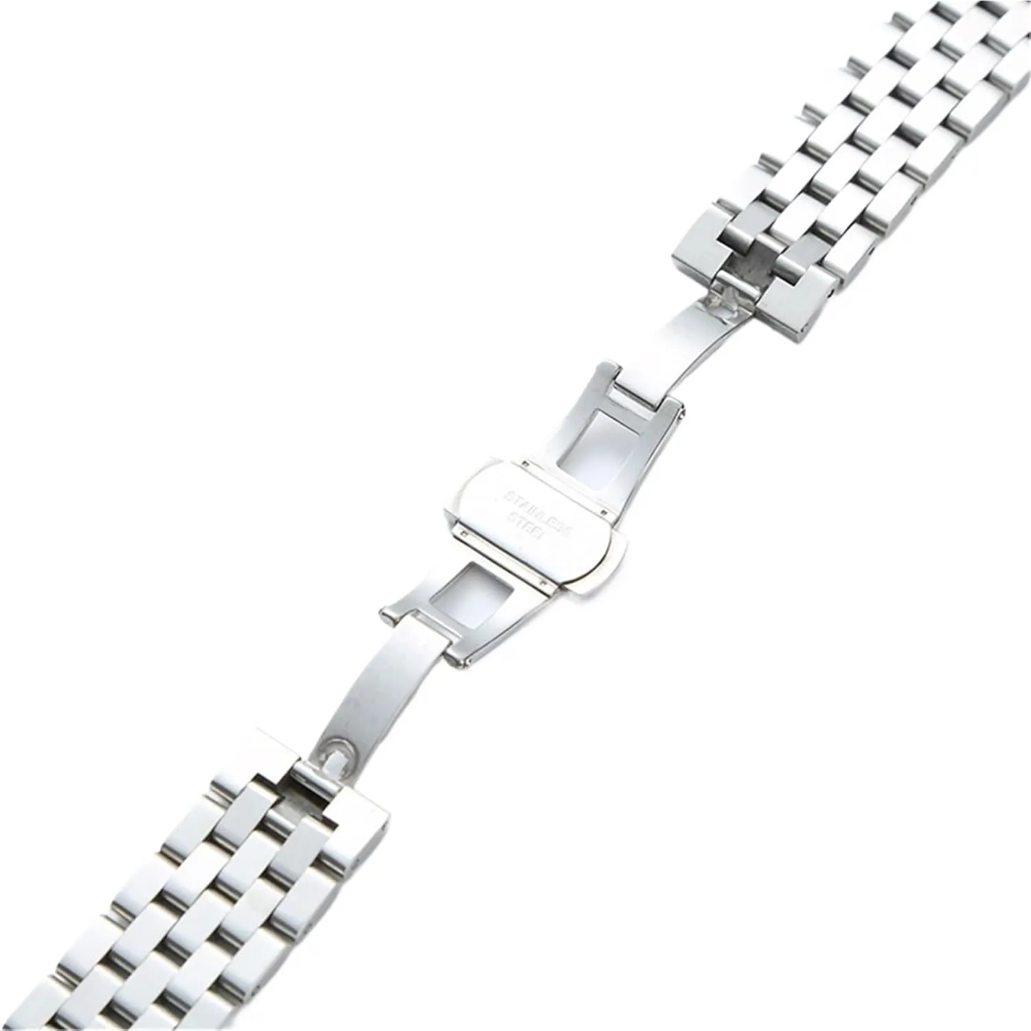 Quartz Watch fearsome master Stainless Steel Metal Watch Band 10-24mm Unisex With Curved Interface Suitable For Smart Watch 