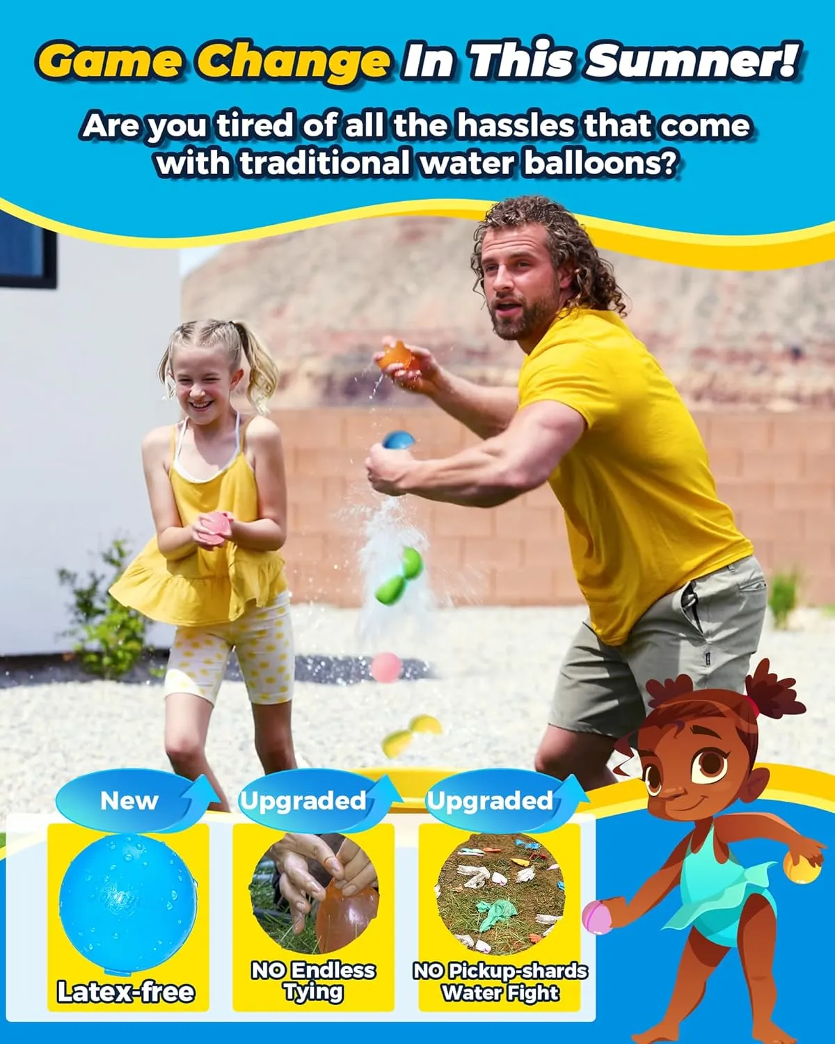 Quick Fill for Kids$ Refillable Magnetic Water Balloons for Pool & Beach$ Water Ball Toys for chew confederacy Summer Outdoor Games$ Outside Activities SOPPYCID 10PCS Reusable Water Balloons 