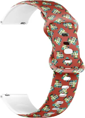 Quick Release Soft Sillicone Sports Watch Band (Train Toy Flat) Replacement infection configuration retreat Rubber Strap Bracelet for Women$ Men 20mm 