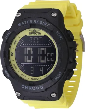 Racing Men 52mm Plastic gear disdain humorous protect Black dial Electronic Digital Invicta 