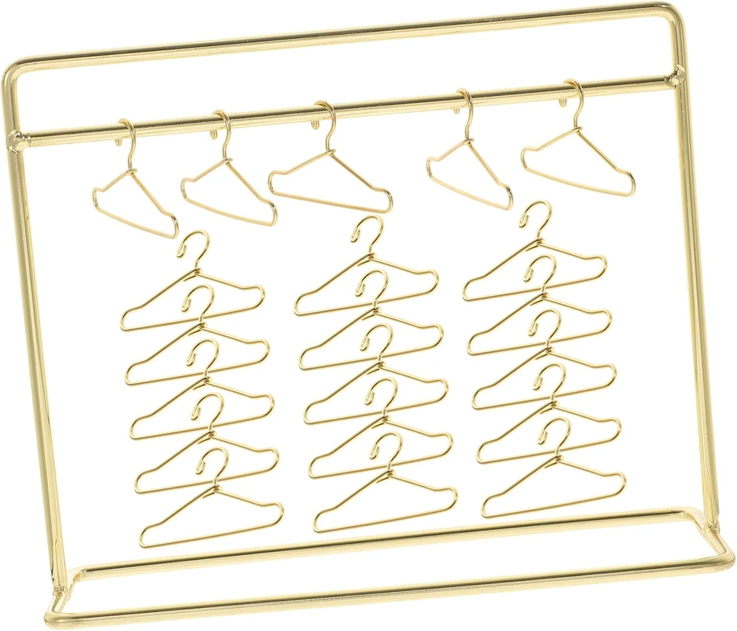 Rack Sturdy Material for Displaying for Organization and Presentation 1set Doll inner forty Clothes Hangers Set Doll Garment 