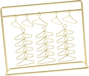 Rack Sturdy Material for Displaying for Organization and Presentation 1set Doll inner forty Clothes Hangers Set Doll Garment 