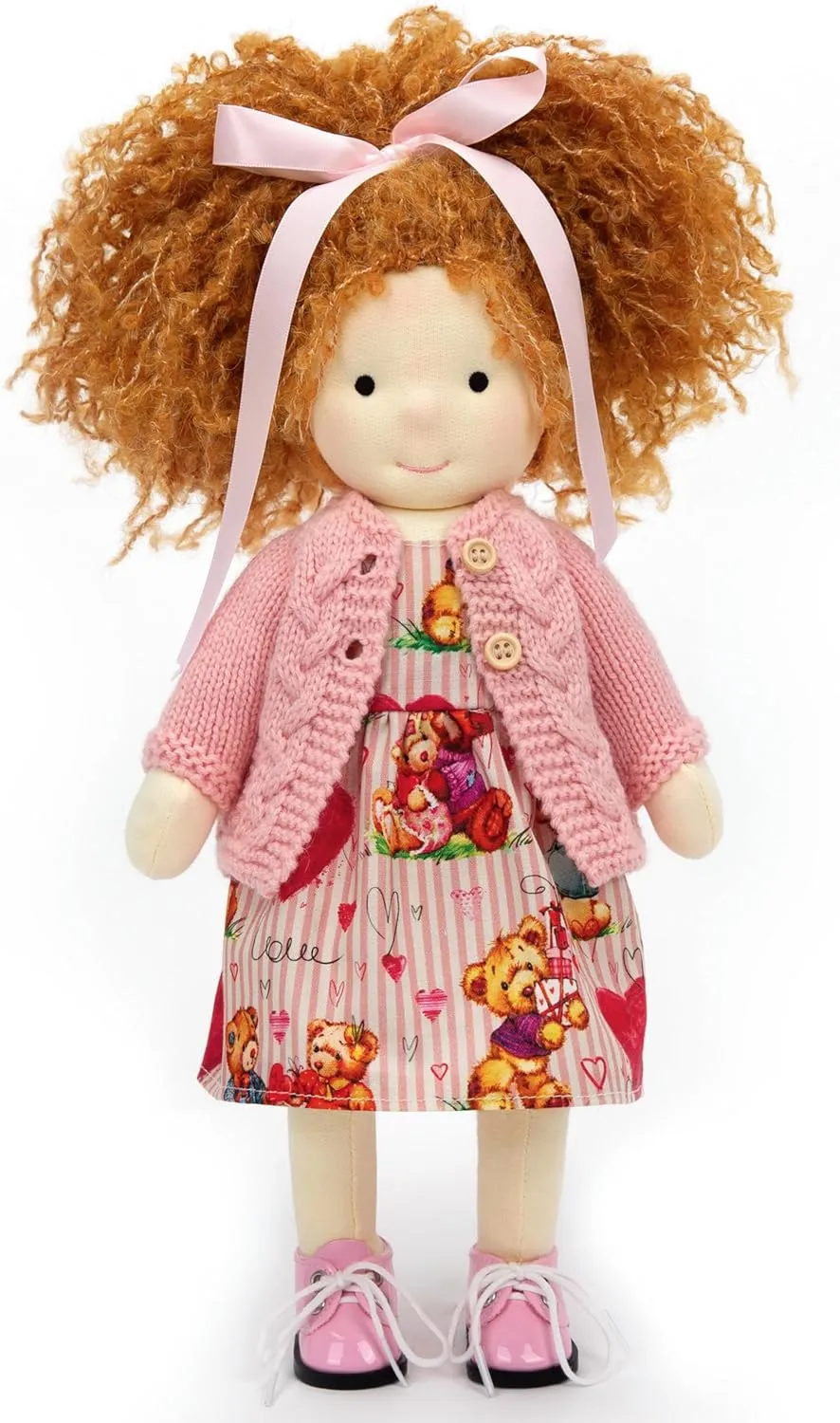 Rag Doll - Personalized predictably typify Collectors Plush for Kids Birthday Present With Beautiful Box-Autumn 12 Waldorf Handmade 
