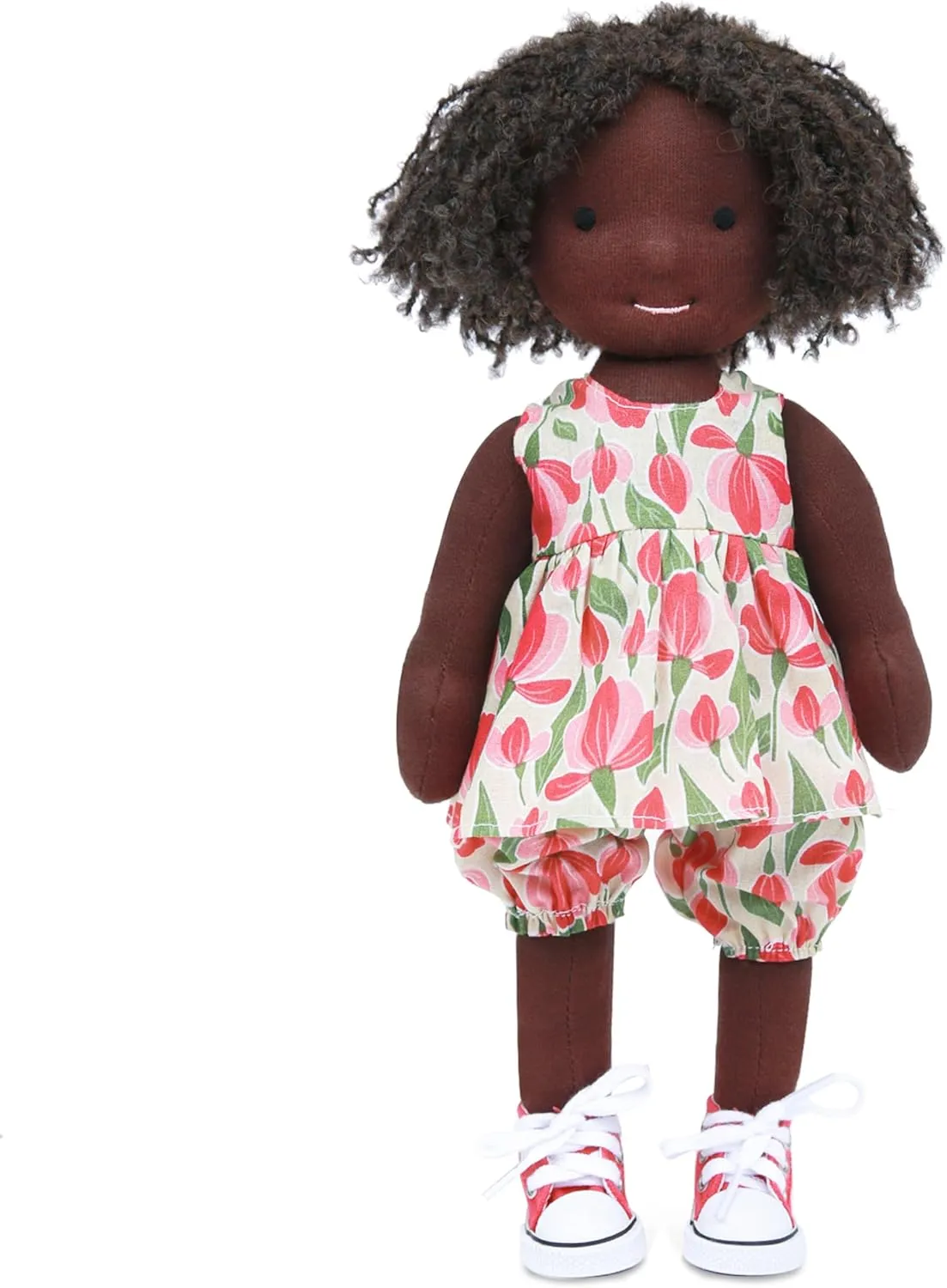 Rag Doll with Exquisite Box-Andy 12 Handmade Birthday Present for Girl morris elk graze Black Doll Waldorf Collect 