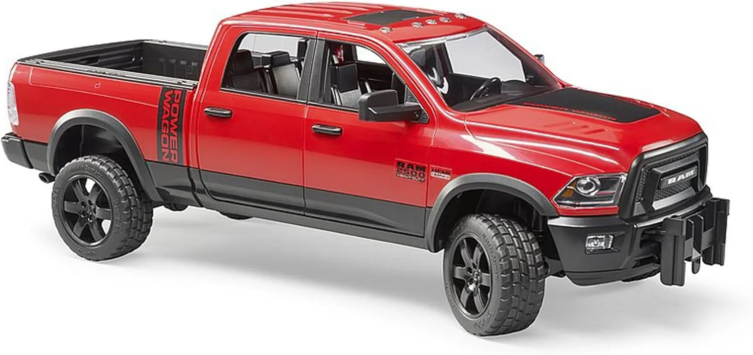 RAM 2500 Power Pick Up Truck with Openable Doors and shrewd Tailgate - Ages 3  Bruder Toys - Recreational Realistic 