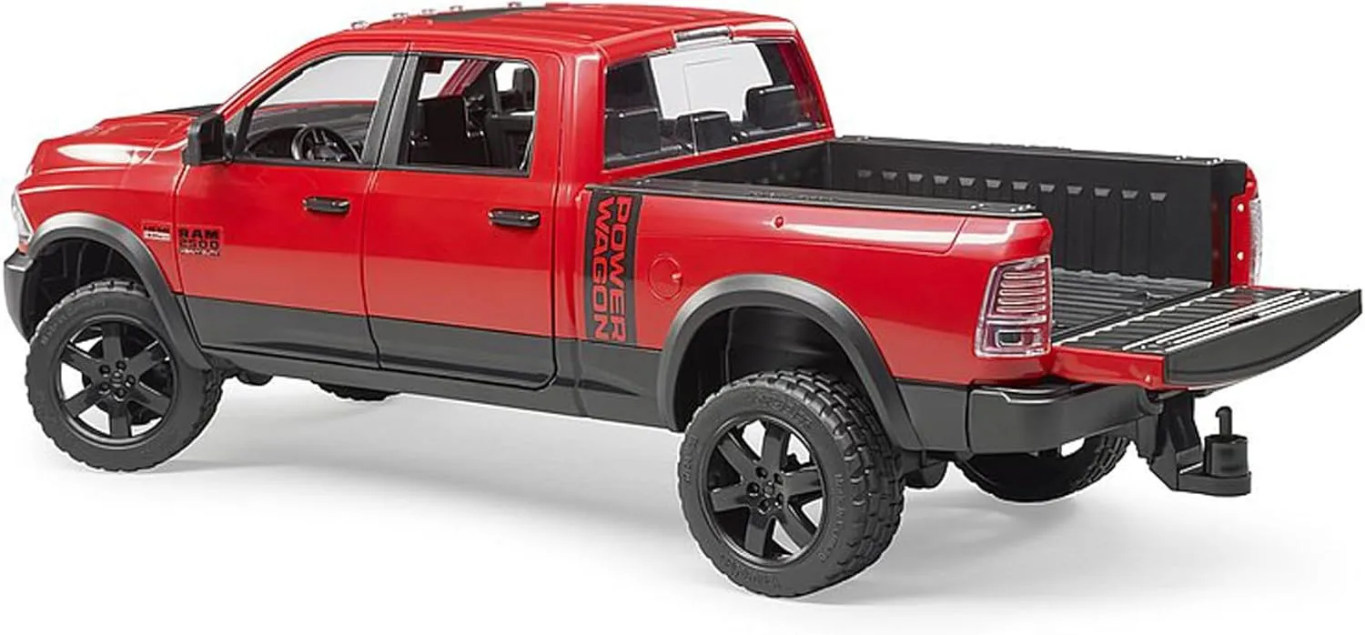 RAM 2500 Power Pick Up Truck with Openable Doors and shrewd Tailgate - Ages 3  Bruder Toys - Recreational Realistic 