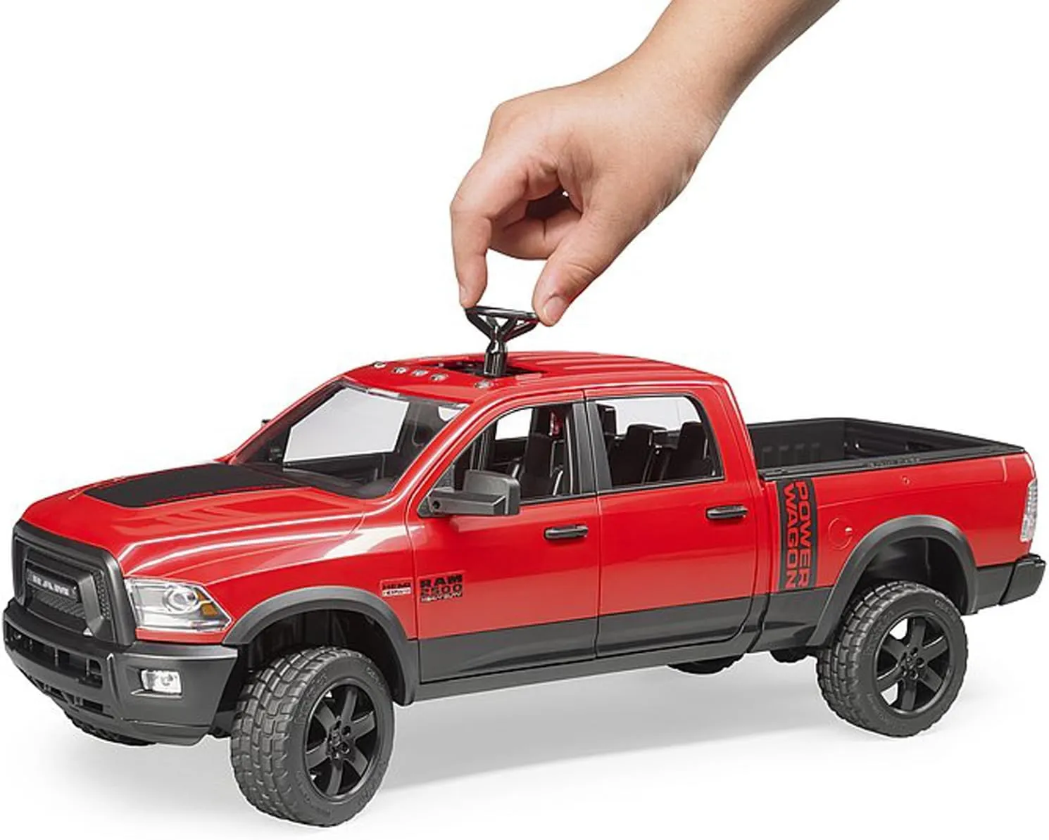 RAM 2500 Power Pick Up Truck with Openable Doors and shrewd Tailgate - Ages 3  Bruder Toys - Recreational Realistic 