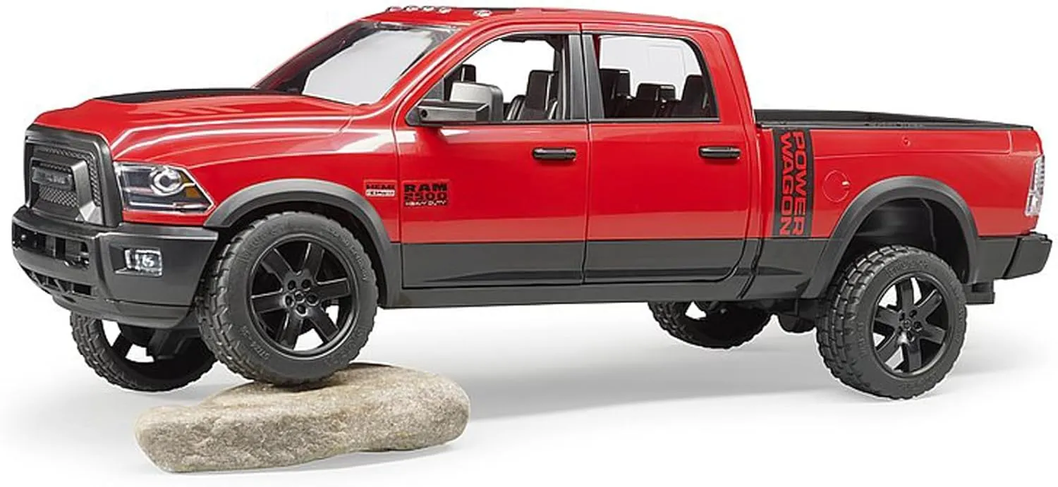RAM 2500 Power Pick Up Truck with Openable Doors and shrewd Tailgate - Ages 3  Bruder Toys - Recreational Realistic 