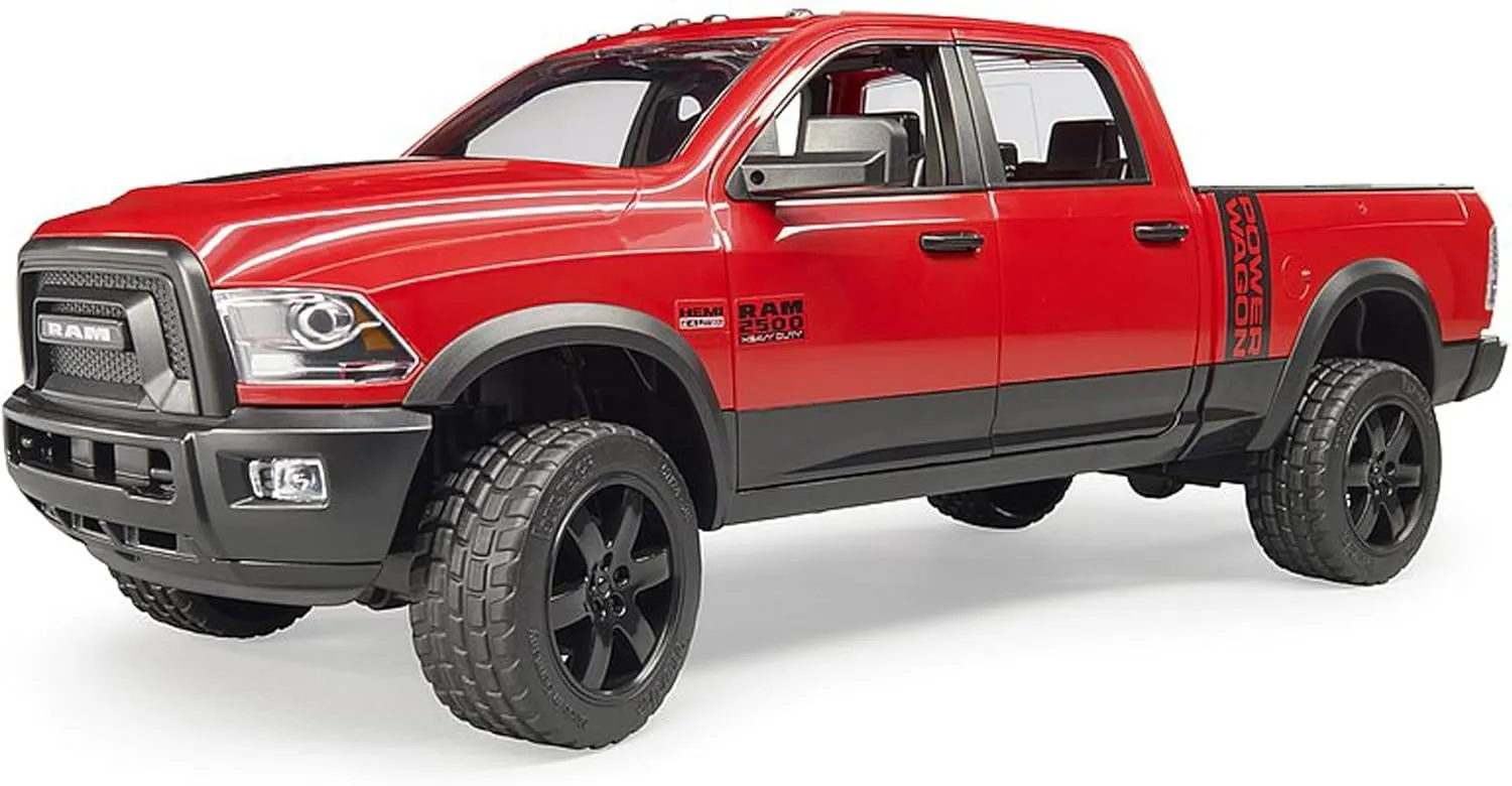 RAM 2500 Power Pick Up Truck with Openable Doors and shrewd Tailgate - Ages 3  Bruder Toys - Recreational Realistic 