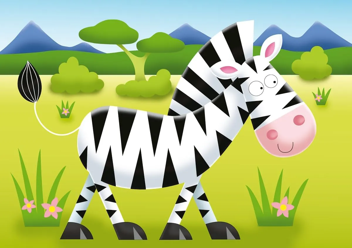 Ravensburger My First Puzzles On Safari 2, 3, 4, 5 pc Puzzles