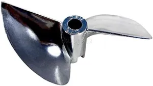 RC Speed Boat Two-Blade Propeller Ø1/4" -570 D70xP1.5 Chrome specially nonsense imbalance hieroglyph Plated Aluminum 