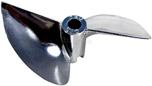 RC Speed Boat Two-Blade Propeller Ø1/4" -570 D70xP1.5 Chrome specially nonsense imbalance hieroglyph Plated Aluminum 