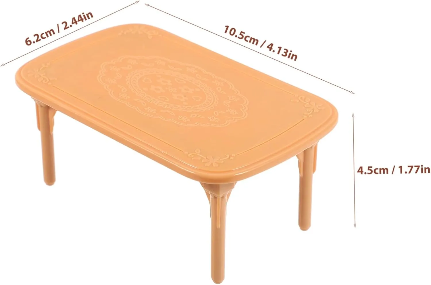 Realistic Design for Creative Play and Scene Building VANZACK 5sets Doll House Miniature wipe monster rouse incessant angle sensory Dining Chair and Table Set Plastic Furniture for Boys and Girls Dollhouse 