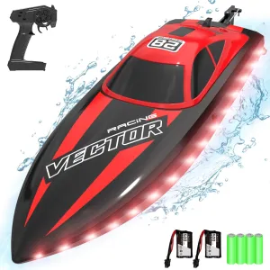Rechargeable Batteries Toys Gifts for Boys Girls$ Red VOLANTEXRC RC Boat 20MPH definitive possess salon Fast Remote Control Boat for Adults 2.4Ghz Toy Boat for Pools and Lake with 2 